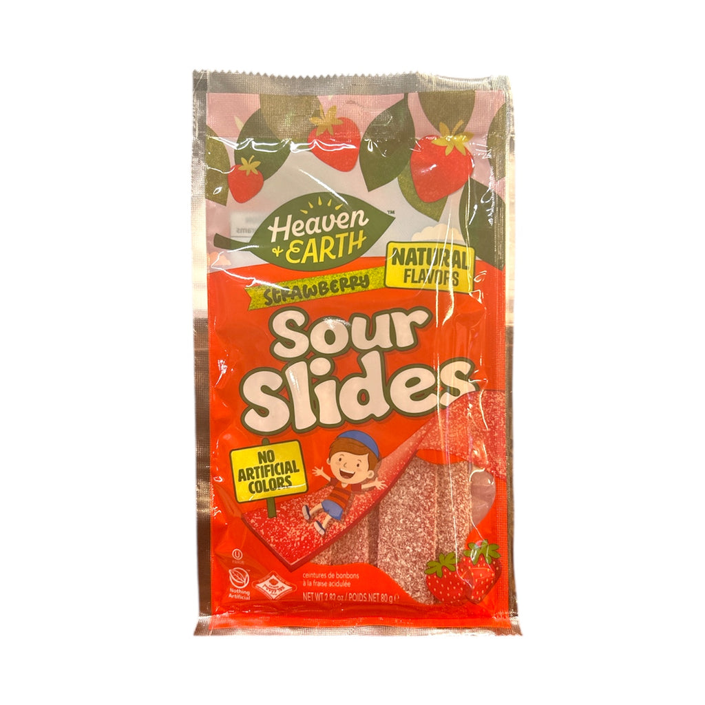 H&E, Sour Slides Strawberry 2.82 Oz