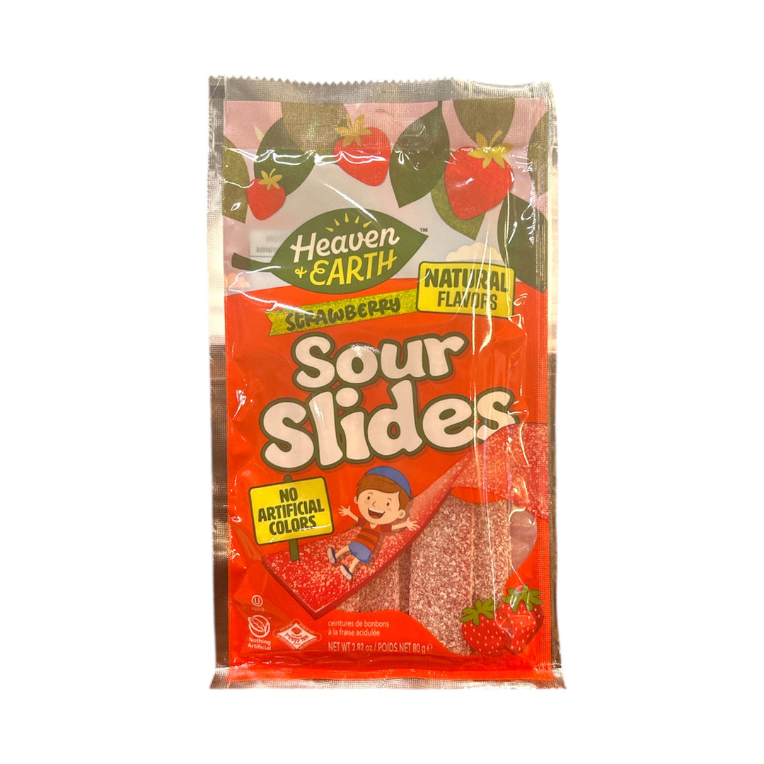 H&E, Sour Slides Strawberry 2.82 Oz