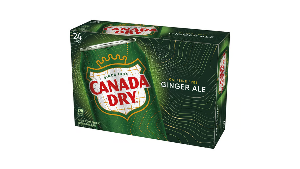 CASE Can, Canada Dry Ginger Ale 12 Oz 24pk
