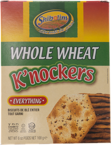 Shibolim, Whole Wheat K'nockers Everything 6 Oz