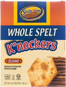 Shibolim, K'nockers Whole Spelt Sesame 6 Oz