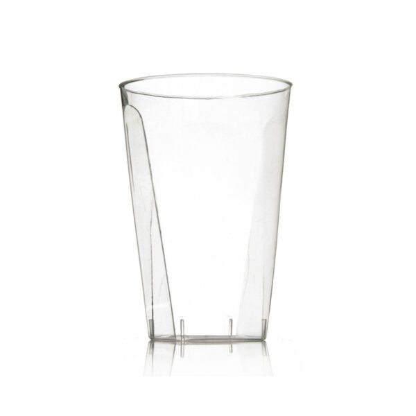 Clear 7 Oz Square Tumblers (20 Count)