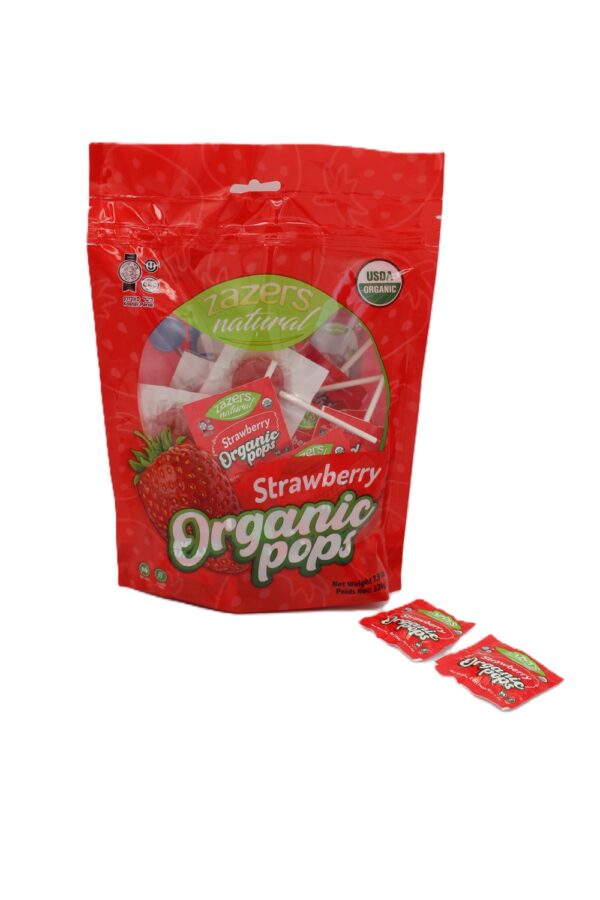 Zasers, Strawberry Organic Pops