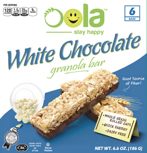 Oola, Granola Bar White Chocolate 6.6oz