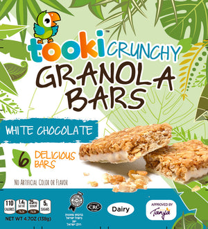 Tooki, Granola Bars White Chocolate 4.7Oz