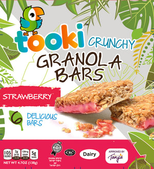 Tooki, Granola Bars Strawberry 4.7Oz
