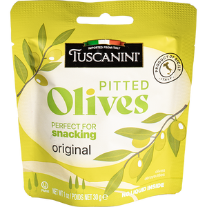 Tuscanini, Pouch Olives Pitted Original (1.06 oz)
