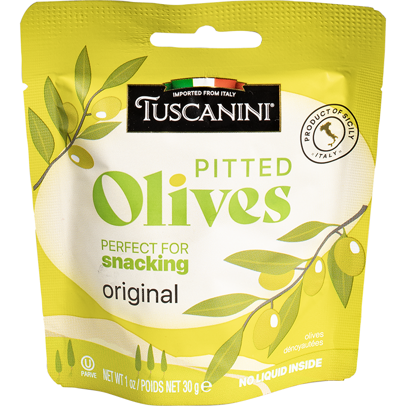 Tuscanini, Pouch Olives Pitted Original (1.06 oz)
