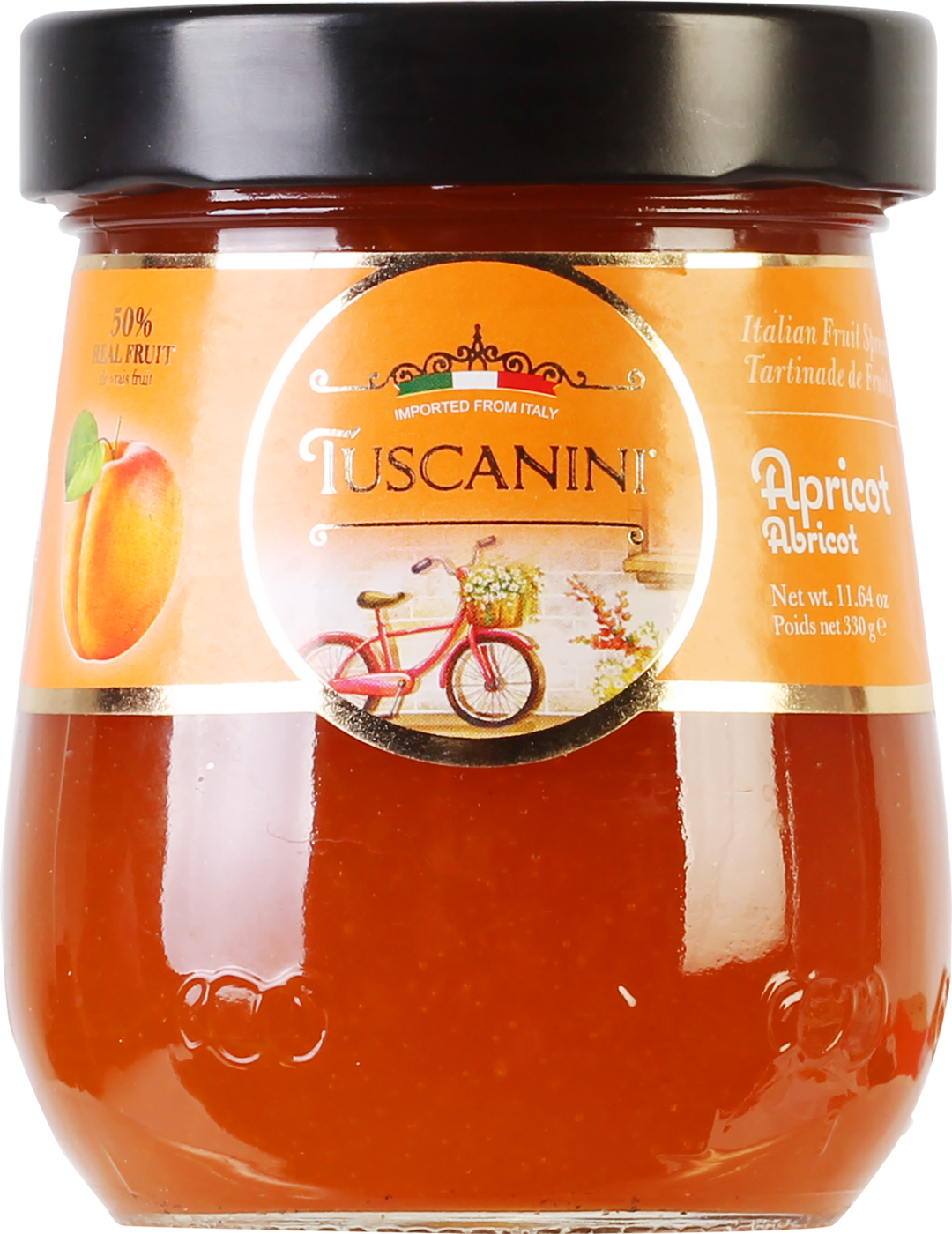 Tuscanini, Preserves Fruit Spread Apricot 11.64 Oz