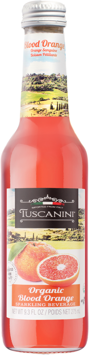 Tuscanini, Organic Blood Orange Sparkling Beverage 9.3 Oz