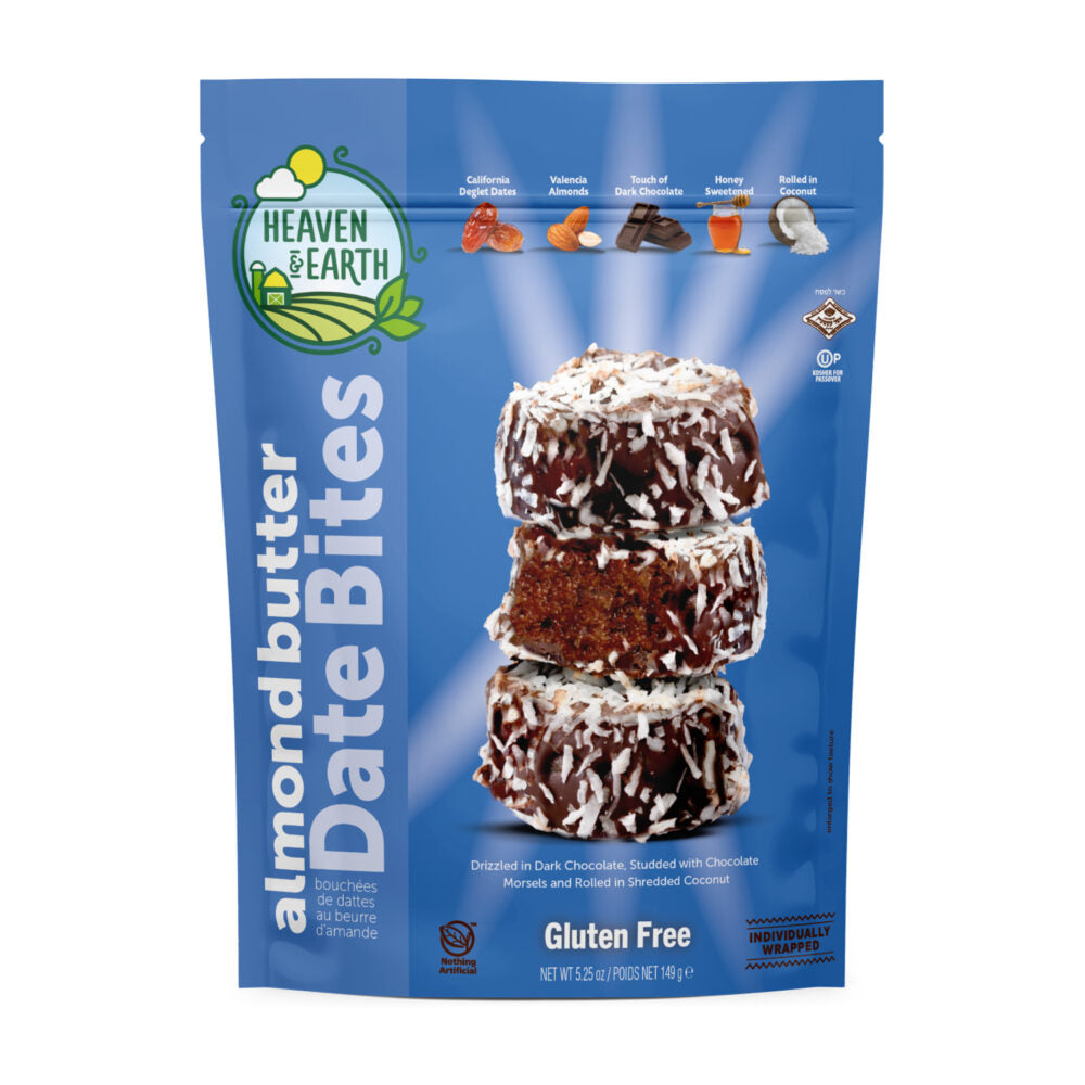 Heaven & Earth, Almond Butter Date Bites Coconut 5.25 Oz