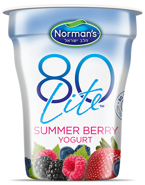 Normans, 80 Lite Summer Berry Yogurt 6 Oz