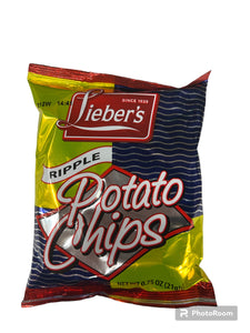 Lieber's, Ripple Potato Chips .75 Oz