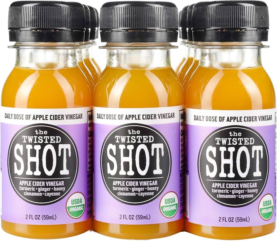 The Twisted Shot Apple, Cider, Vinegar 12 x 2 Oz