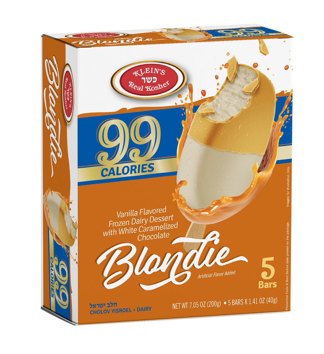 Klein's Ice Cream, 99 Blondie Bar 5 x 1.41 Oz