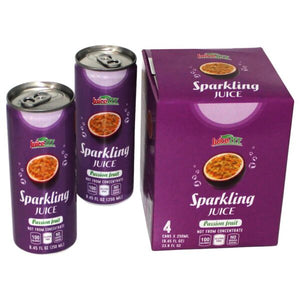 JuiceZee, Sparkling Juice Passion Fruit 4 Cans X 250 Ml
