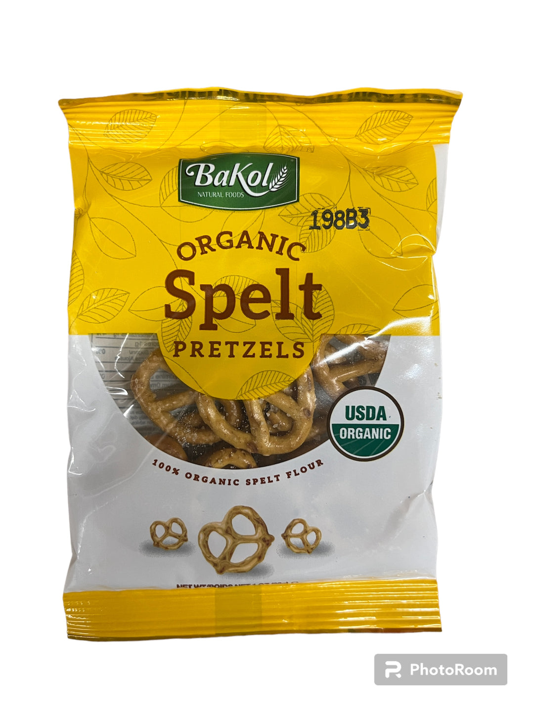 Bakol Organic Spelt Mini Pretzet 1 oz.