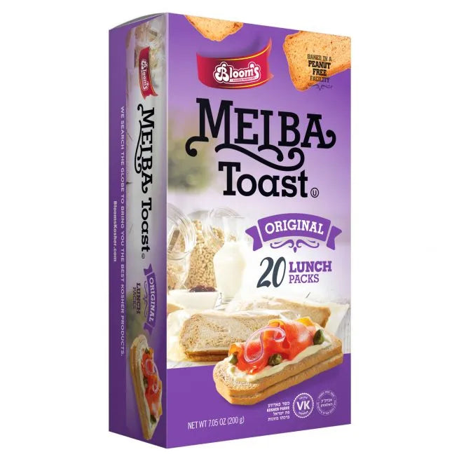 Bloom's, Melba Toast Original 20 Lunch Packs 7.05 Oz