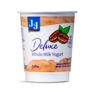 J&J, Deluxe Whole Milk Coffee Yogurt 6 Oz