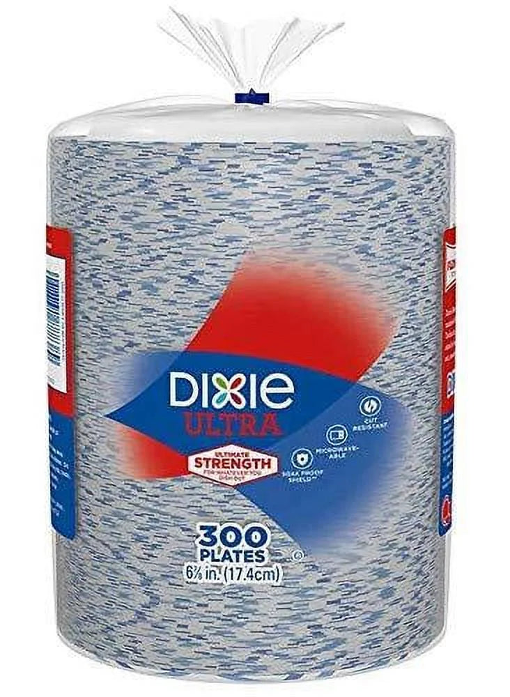 Dixie Ultra 6-7/8" Paper Plate, 300-Count