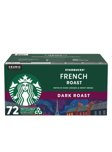 Starbucks French Roast Dark Roast K-Cups Box of 72