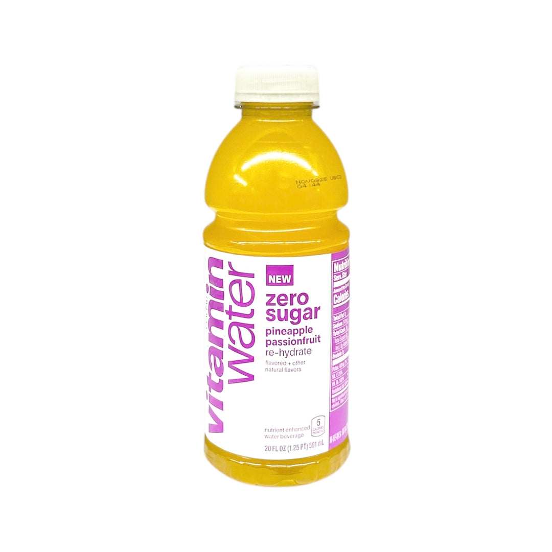 Glacau, Vitamin Water Zero Sugar Pineapple Passionfruit Re-Hydrate 20 Oz