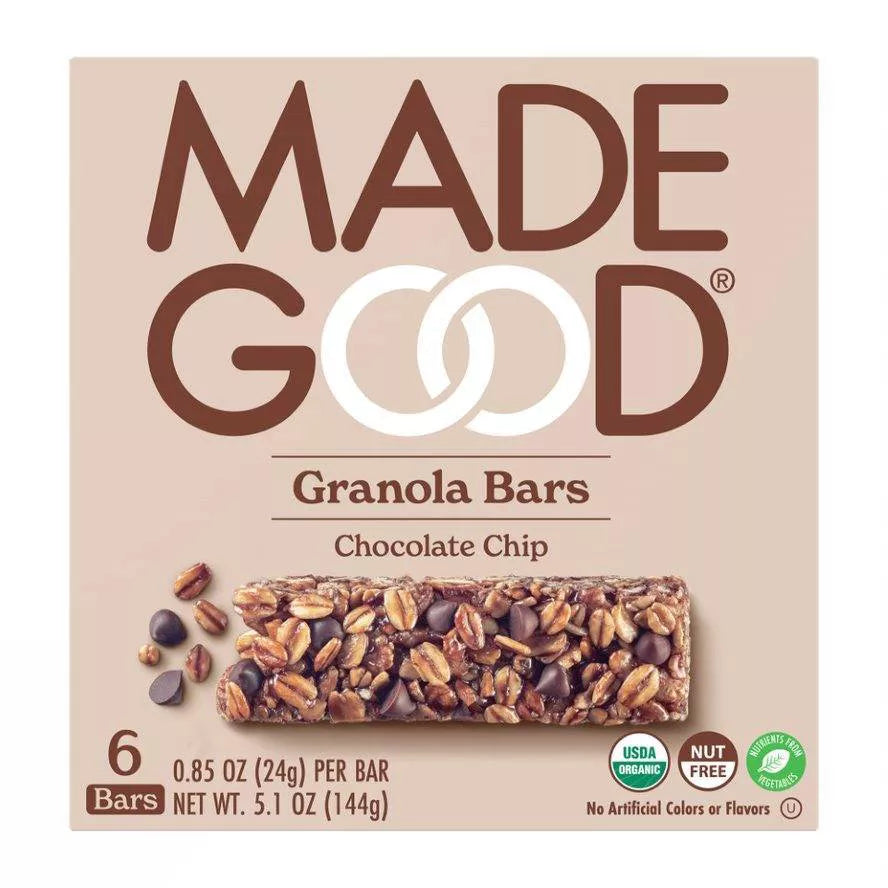 Made Good, Granola Bars Chocolate Chip 6/0.85