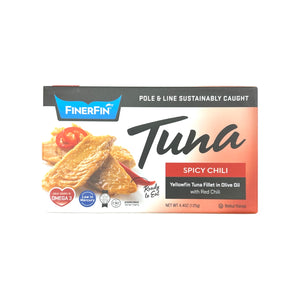 Finer Fin, Tuna Fillet Spicy Chili Salad 4.4 Oz