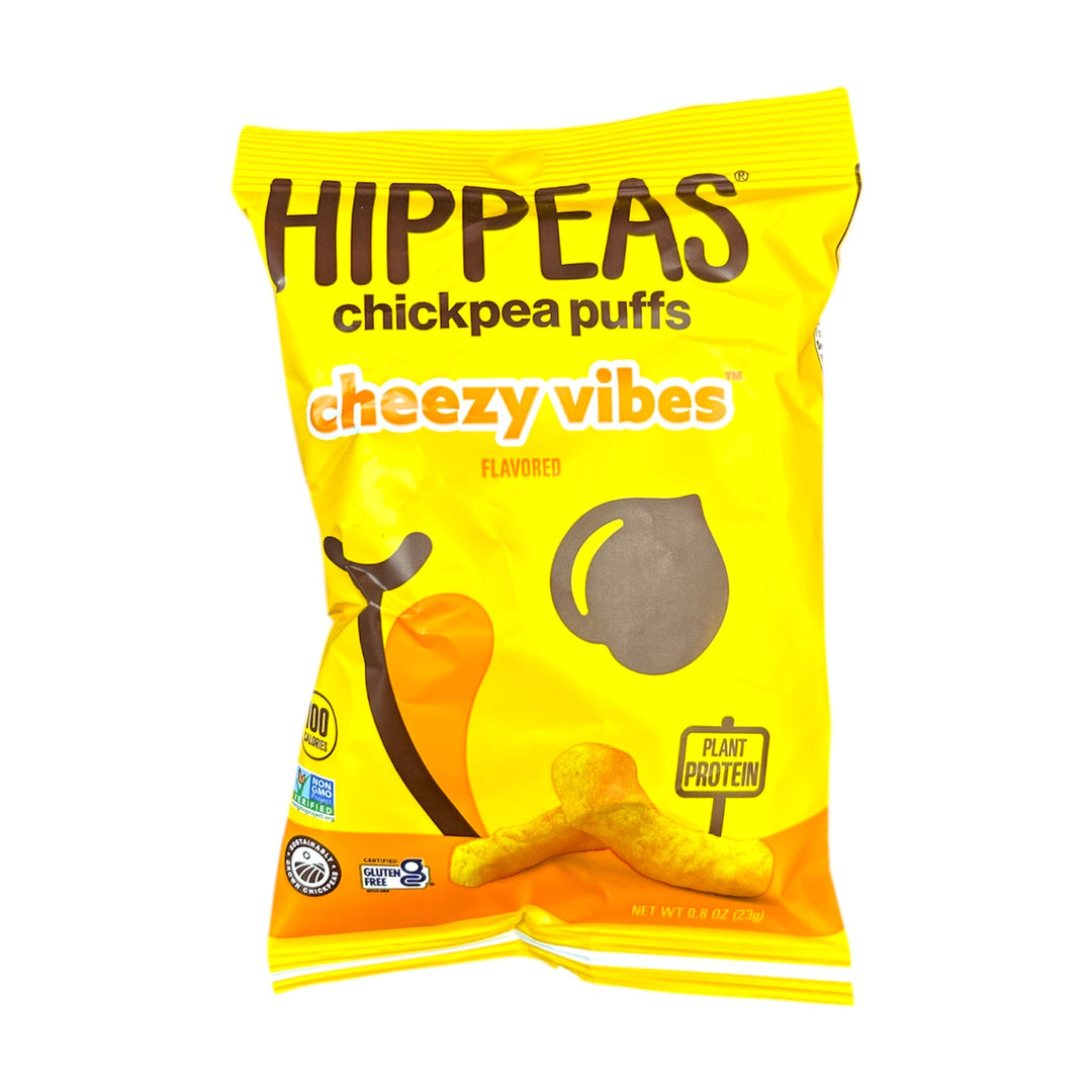 Hippeas Chickpea Puffs, Cheezy Vibes Flavored 0.8 Oz