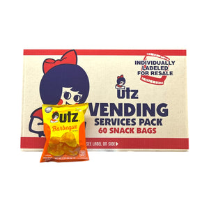 Utz, BBQ Potato Chips 1oz ,Case 60