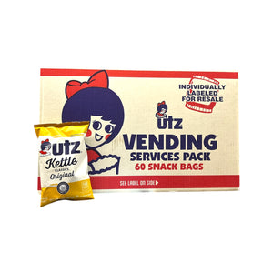 Utz, Kettle Potato Chips Original  1oz  ,Case 60