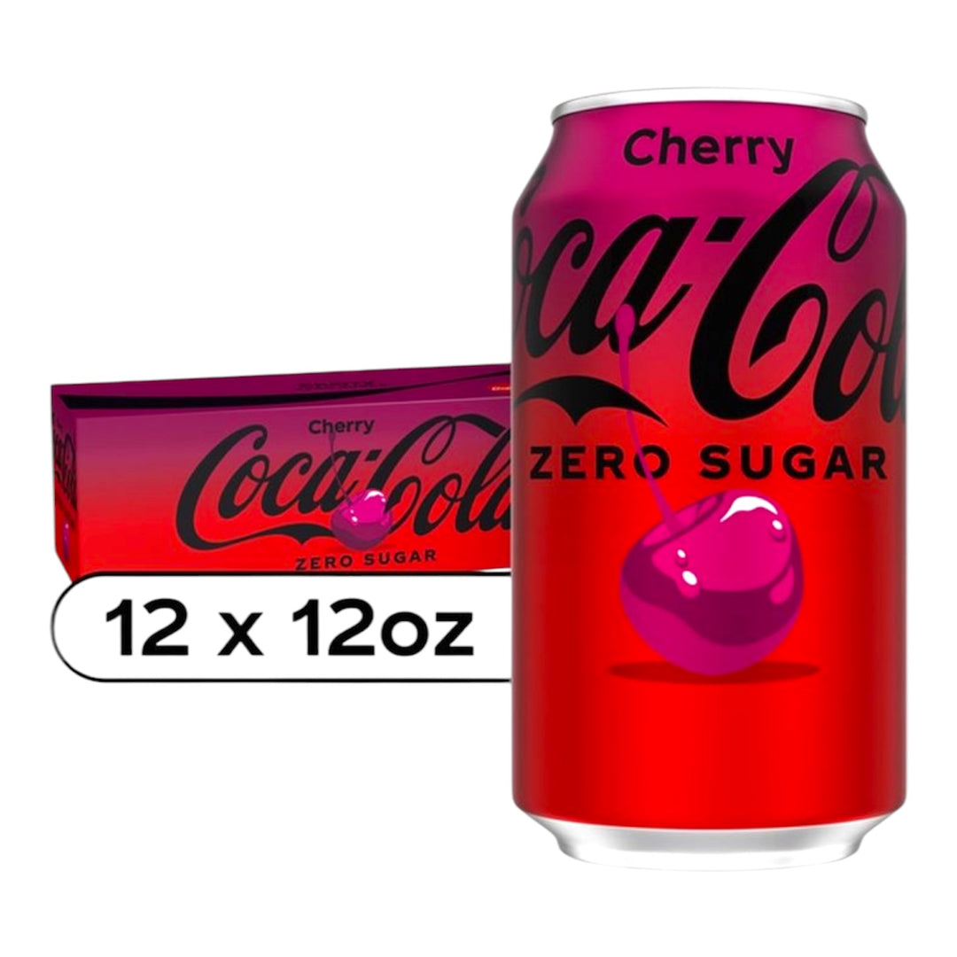 CASE Can, Coke Zero Cherry 12 Oz 12pk