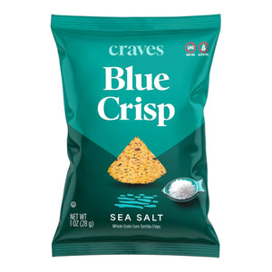 Craves, Blue Crisp Sea Salt Chips 1 oz