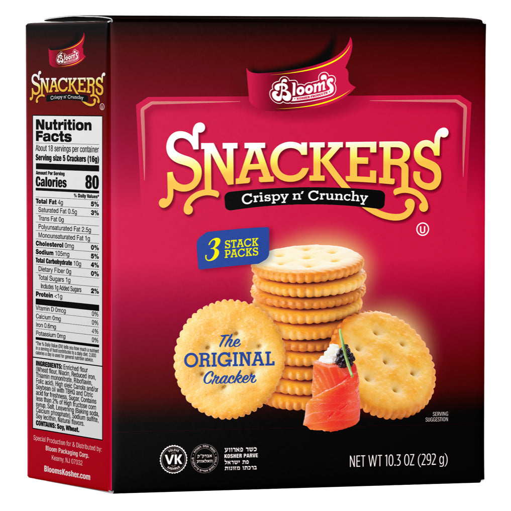 Blooms, Snackers 3 Stack Packs 10.3 Oz
