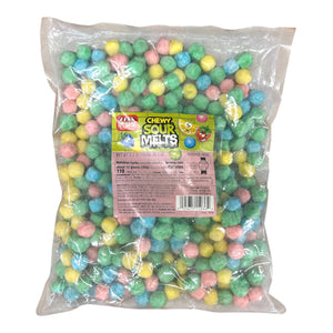 Paskesz, Chewy Sour Melts bulk 2.2 Lb