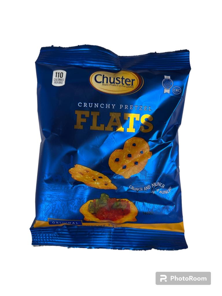 Chuster, Crunchy Pretzel Flats 1 Oz Vendors