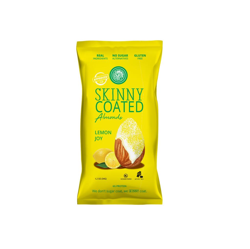 Skinny Coated Almonds, Lemon Joy