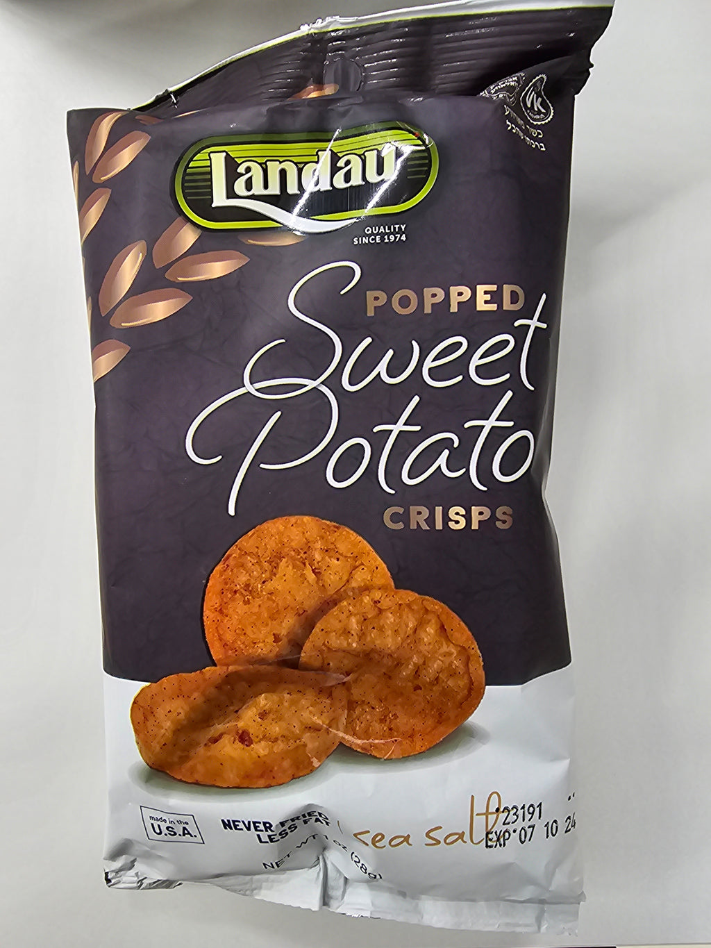 Landau, Popped Sweet Potato Crisps
