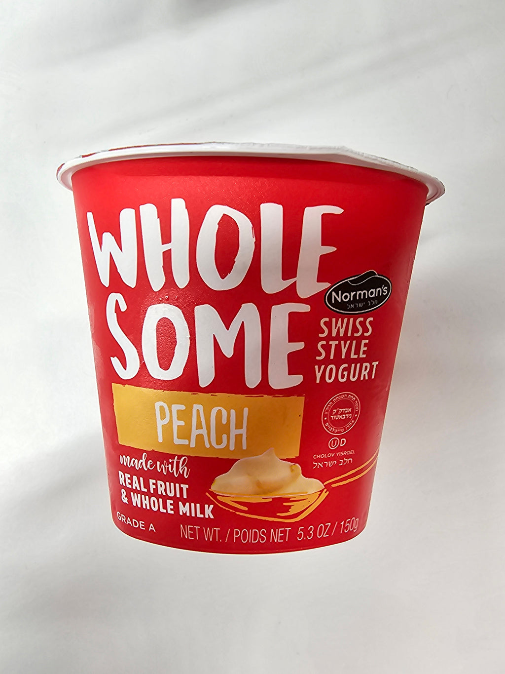 Normans Wholesome Peach 5.3oz