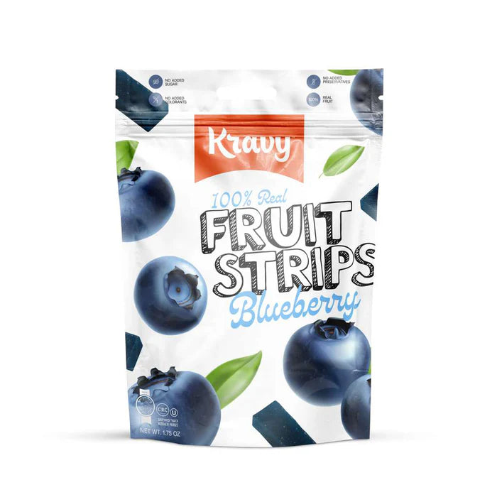 Kravy, Fruit Strips Blueberry 1.75 oz