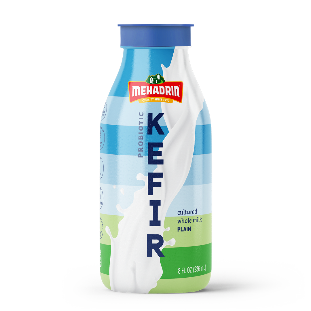 Mehadrin KEFIR Cultured WM Plain 8 Oz