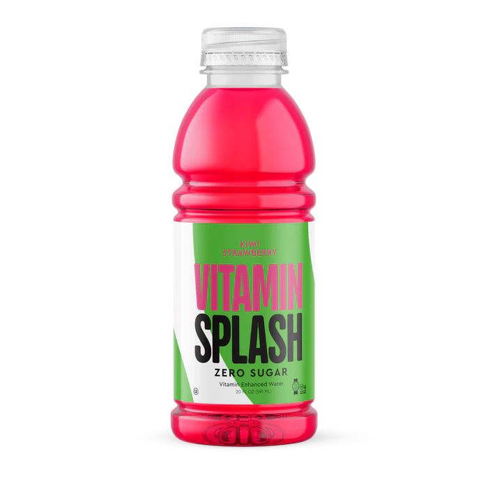 Vitamin Splash, Zero Sugar Kiwi Strawberry 20 Oz