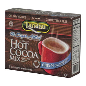 Landau, No Sugar Added Instant Hot Cocoa Mix 4.24 Oz