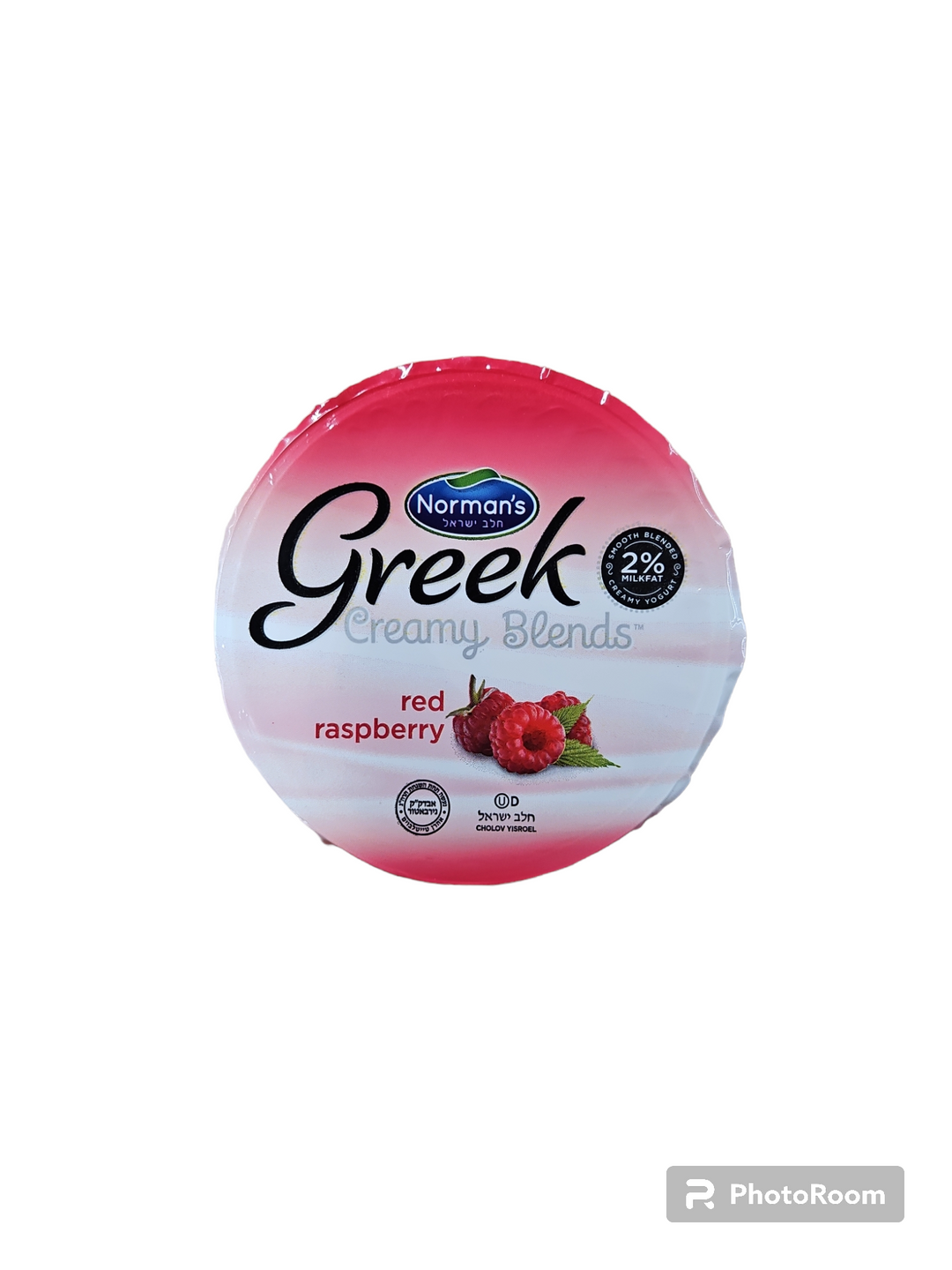 Norman's, Greek Creamy Blends Red Raspberry Yogurt 5.3 Oz