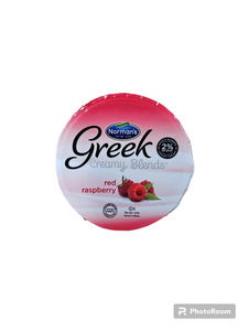 Norman's, Greek Creamy Blends Red Raspberry Yogurt 5.3 Oz