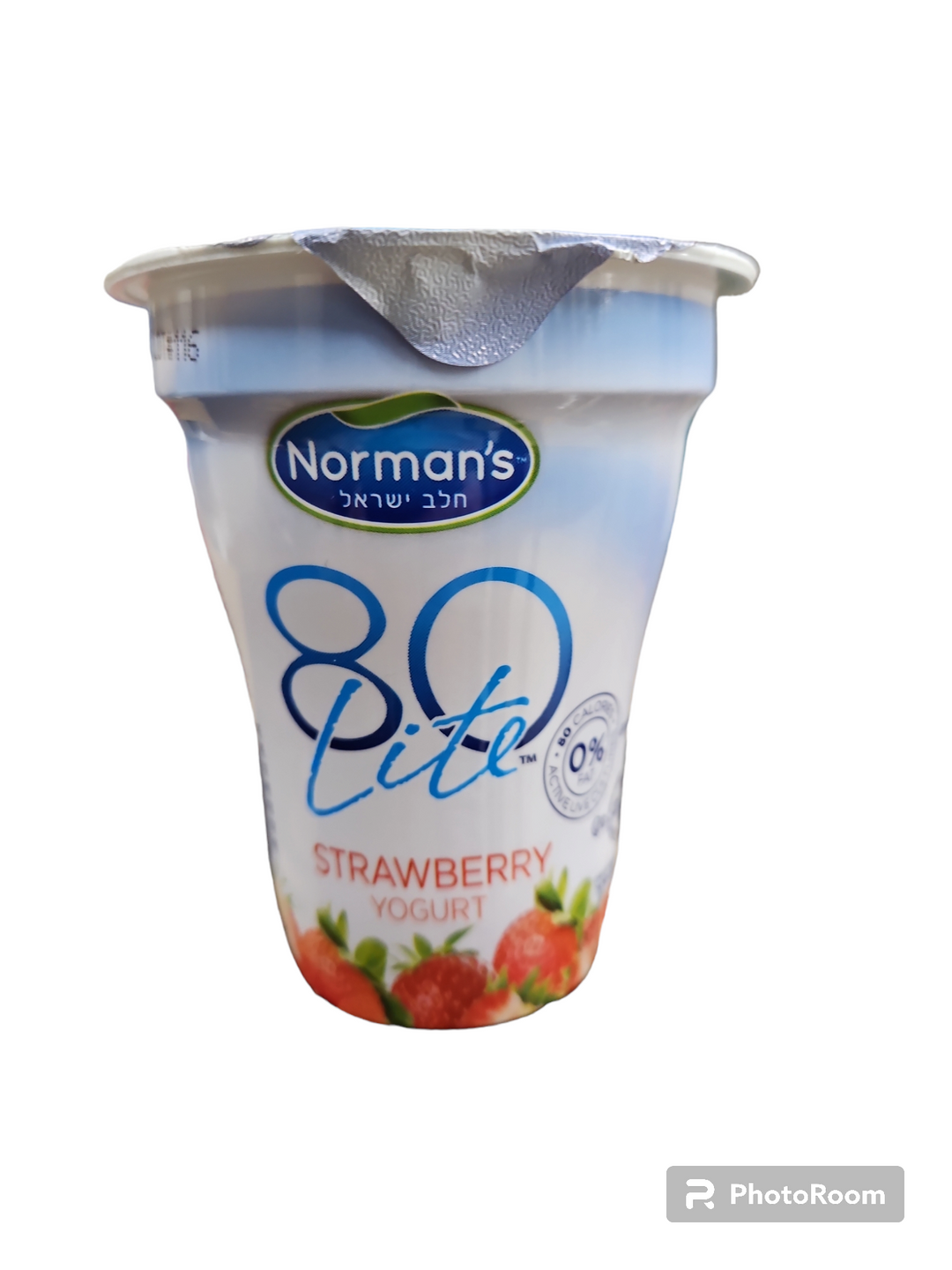 Norman's, 80 Lite Strawberry Yogurt 6 Oz