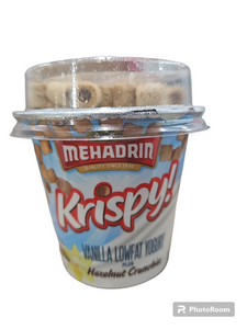 Mehadrin Krispy Yogurt VN W/Hazel Crunch5.3oz