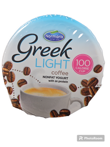 Norman's, Greek Light Coffee Nonfat Yogurt