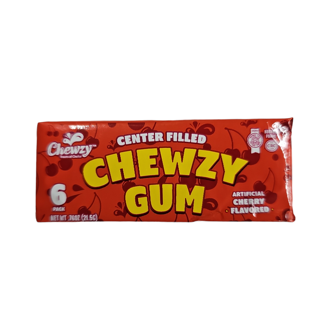 Chewzy, Chewzy Gum Cherry Flavored .76 Oz