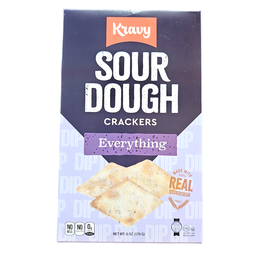 Kravy, Sourdough Crackers Everything 6 Oz